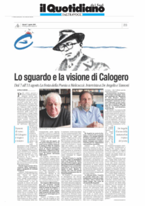 Il Quotidiano del Sud Festa L Calogero Milo De Angelis Luigi Tassoni